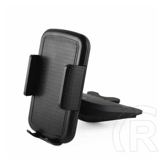 Gigapack autós tartó (cd lejátszóba, 360°-ban forgatható, 70-92 mm széles) fekete