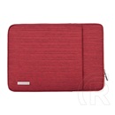 Gigapack canvasartisan laptop tok (univerzális, 11" méret, 310 x 215 x 22 mm, cseppálló, plüss belső, prémium) piros