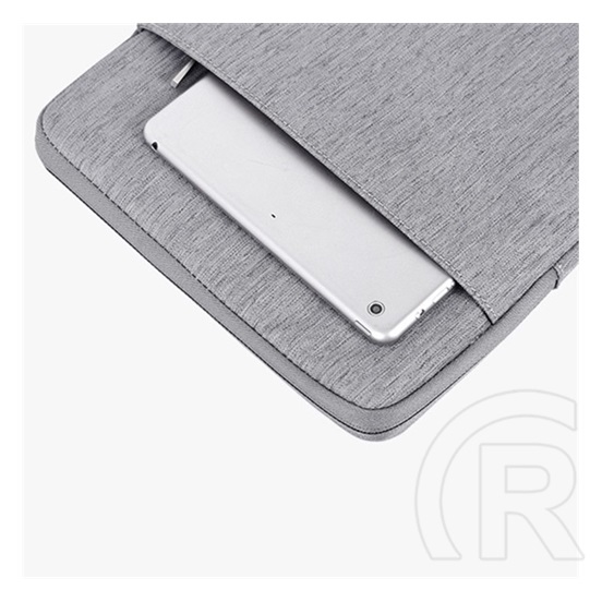 Gigapack canvasartisan laptop tok (univerzális, 12" méret, 330 x 231 x 24 mm, cseppálló, plüss belső, prémium) sötétkék