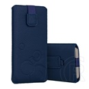 Gigapack deko tok álló (univerzális, kör, kihúzható tépőzár, övre fűzhető, 4.7-5.4" méret) sötétkék