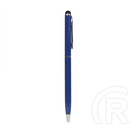 Gigapack érintőképernyő ceruza 2in1 (univerzális, toll, kapacitív érintőceruza, 13cm) sötétkék