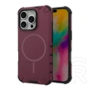 Gigapack iPhone 16 Pro defender műanyag telefonvédő (ütésállóság, légpárnás sarok, matt, szilikon belső, magsafe) lila