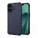 Gigapack iPhone 17 defender műanyag telefonvédő (ütésállóság, légpárnás sarok, matt, szilikon belső, magsafe) sötétkék