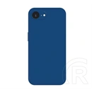Gigapack iPhone 17e szilikon telefonvédő (matt, mikrofiber plüss karcolásmentesítő belső, prémium) sötétkék