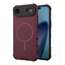 Gigapack iPhone Air defender műanyag telefonvédő (ütésállóság, légpárnás sarok, matt, szilikon belső, magsafe) lila