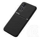 Gigapack műanyag telefonvédő ( Honor 50 szilikon keret, közepesen ütésálló hátlap fekete