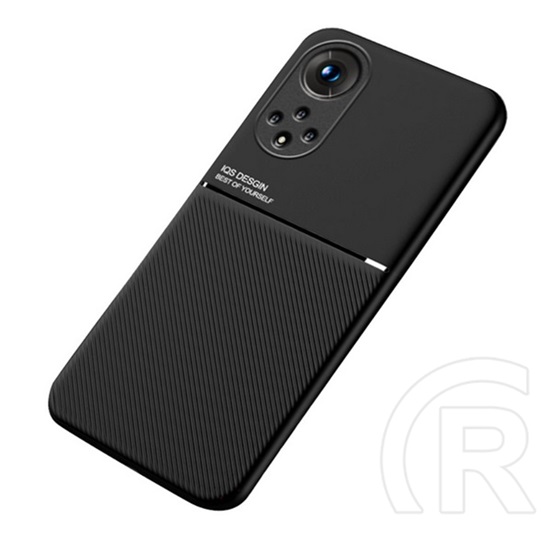 Gigapack műanyag telefonvédő ( Honor 50 szilikon keret, közepesen ütésálló hátlap fekete