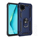 Gigapack műanyag telefonvédő (közepesen ütésálló, Huawei P40 Lite 4G / Nova 6 SE szilikon belső) sötétkék