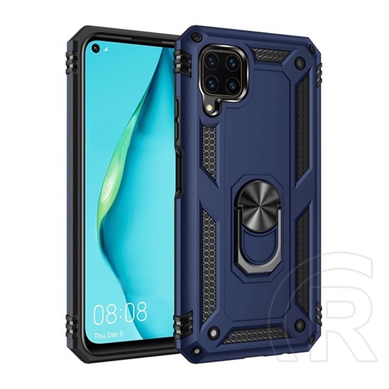 Gigapack műanyag telefonvédő (közepesen ütésálló, Huawei P40 Lite 4G / Nova 6 SE szilikon belső) sötétkék
