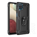 Gigapack műanyag telefonvédő (közepesen ütésálló, Samsung Galaxy A12 (SM-A125F / SM-A127F) szilikon belső) fekete