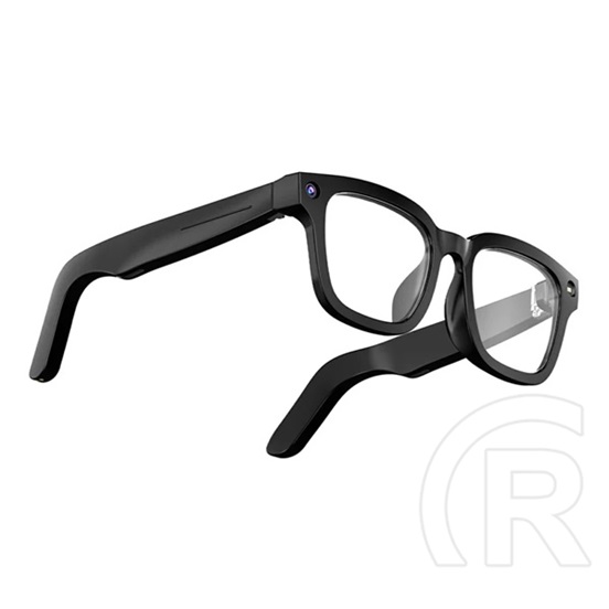 Gigapack okos szemüveg (v5.0, wifi, kamera, zenelejátszás, hívásfogadás, zajszűrő, ai fordító, cseppálló) fekete