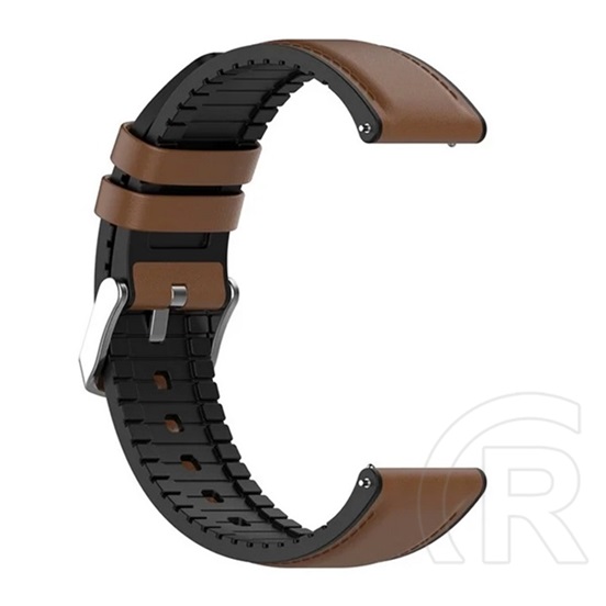 Gigapack pótszíj (univerzális, 22 mm, valódi bőr, sötétbarna)