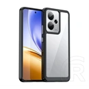 Gigapack szilikon telefonvédő (ütésálló, átlátszó hátlap, fekete)