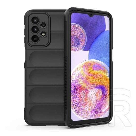 Gigapack szilikon telefonvédő (ütésálló, kameravédő, 3D, fekete)