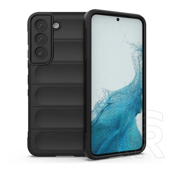 Gigapack szilikon telefonvédő (ütésálló, kameravédő, 3D, fekete)