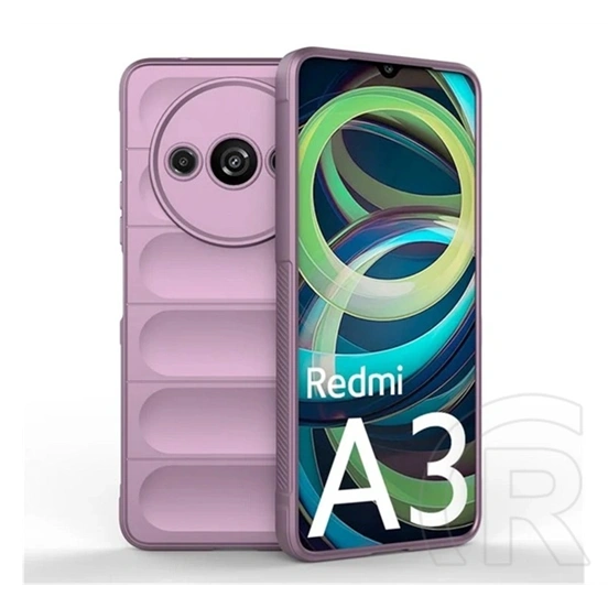 Gigapack szilikon telefonvédő (ütésálló, kameravédő, 3D, lila)
