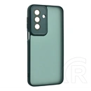 Gigapack szilikon telefonvédő (ütésállóság, akril hátlap, kameravédő, sötétzöld)