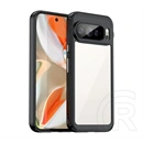 Gigapack szilikon telefonvédő (ütésállóság, átlátszó hátlap) fekete