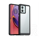 Gigapack szilikon telefonvédő (ütésállóság, átlátszó hátlap, fekete)
