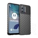 Gigapack szilikon telefonvédő (ütésállóság, csíkos, dombor minta, fekete)