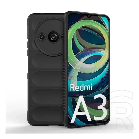 Gigapack szilikon telefonvédő (ütésállóság, kameravédő, 3D, fekete)