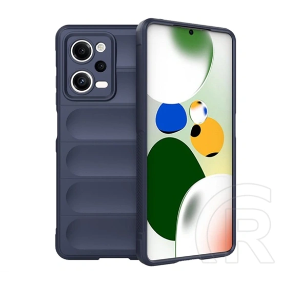 Gigapack szilikon telefonvédő (ütésállóság, kameravédő, 3D, kék)