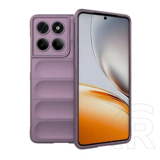 Gigapack szilikon telefonvédő (ütésállóság, kameravédő, 3D, lila)
