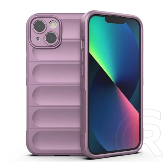 Gigapack szilikon telefonvédő (ütésállóság, kameravédő, 3D, lila)