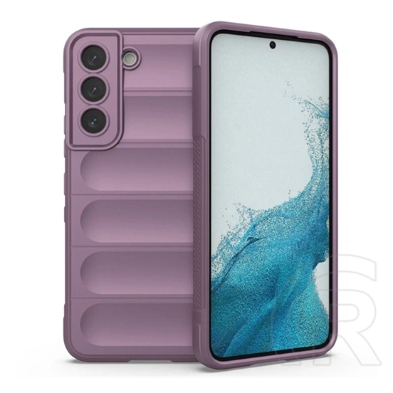 Gigapack szilikon telefonvédő (ütésállóság, kameravédő, 3D, lila)