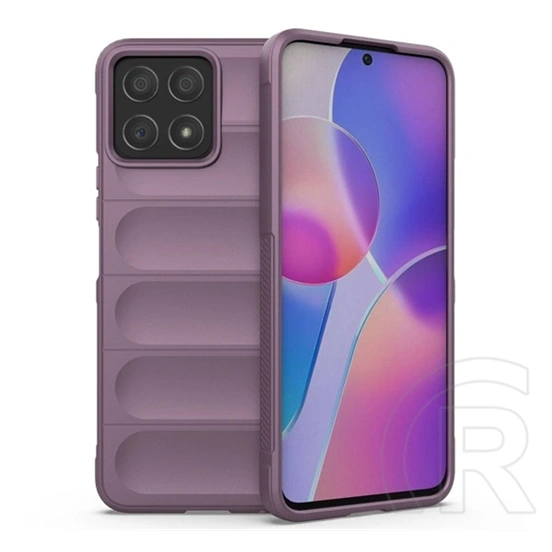 Gigapack szilikon telefonvédő (ütésállóság, kameravédő, 3D, lila)