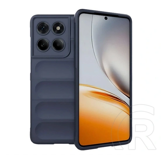 Gigapack szilikon telefonvédő (ütésállóság, kameravédő, 3D, sötétkék)