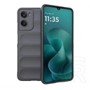 Gigapack szilikon telefonvédő (ütésállóság, kameravédő, 3D, sötétszürke)