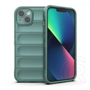 Gigapack szilikon telefonvédő (ütésállóság, kameravédő, 3D, sötétzöld)
