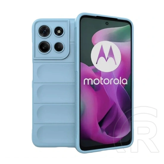 Gigapack szilikon telefonvédő (ütésállóság, kameravédő, 3D, világoskék)