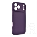 Gigapack szilikon telefonvédő (ütésállóság, kameravédő, karbon minta, lila)