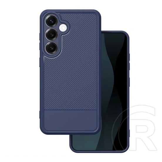 Gigapack szilikon telefonvédő (ütésállóság, kameravédő, karbon minta, sötétkék)