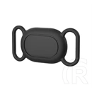 Gigapack szilikon tok (nyakörvre fűzhető, matt, vízálló) fekete Xiaomi tag