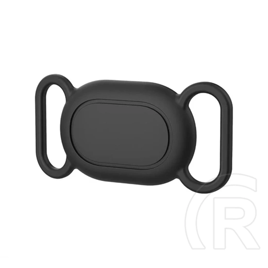 Gigapack szilikon tok (nyakörvre fűzhető, matt, vízálló) fekete Xiaomi tag