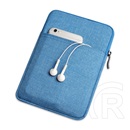 Gigapack tok álló, textil (univerzális, ütésálló belső réteg, cipzáras, vízálló, 8" méret) világoskék