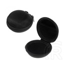 Gigapack tok textil, cipzáras (fülhallgató, 80 x 30 mm) fekete