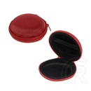 Gigapack tok textil, cipzáras (fülhallgató, 80 x 30 mm) piros