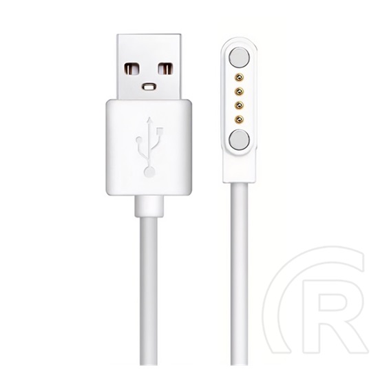 Gigapack töltőkábel usb (mágneses, 60cm, gondosóra kompatibilis) fehér