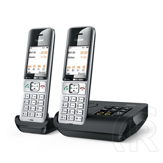 Gigaset comfort 500a duo telefon készülék (vezeték nélküli, 1 bázis, 2 kézibeszélő, dect) ezüst