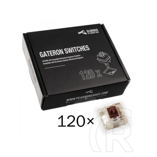 Glorious Gateron mechanikus Brown Keyboard Switches (120db)