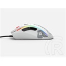 Glorious PC Gaming Race Model D- RGB optikai egér (USB, fényes fehér)