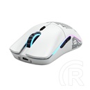 Glorious PC Gaming Race Model O- RGB cordless optikai egér (USB, matt fehér)