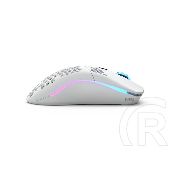Glorious PC Gaming Race Model O RGB cordless optikai egér (USB, fehér)