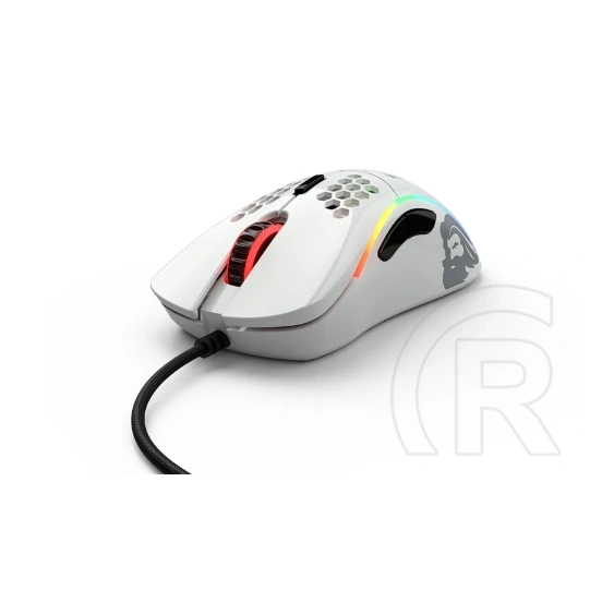 Glorious PC Race Model D RGB gamer egér (fényes fehér)