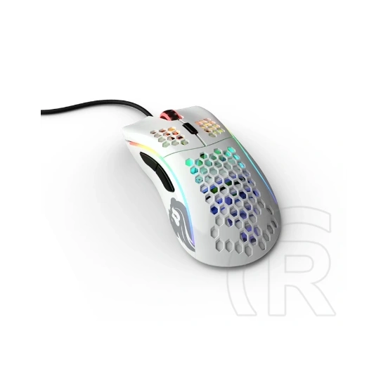 Glorious PC Race Model D RGB gamer egér (fényes fehér)