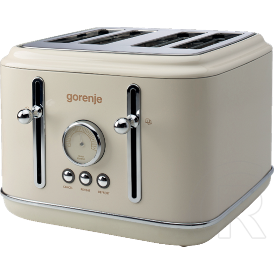 Gorenje T2300CLIN kenyérpirító Classico design 4 szeletes